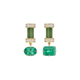 80 Years Marina Earrings - Emerald