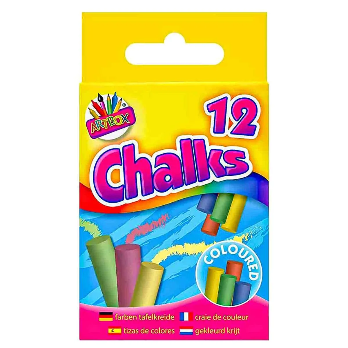 Artbox 12 Coloured Chalks