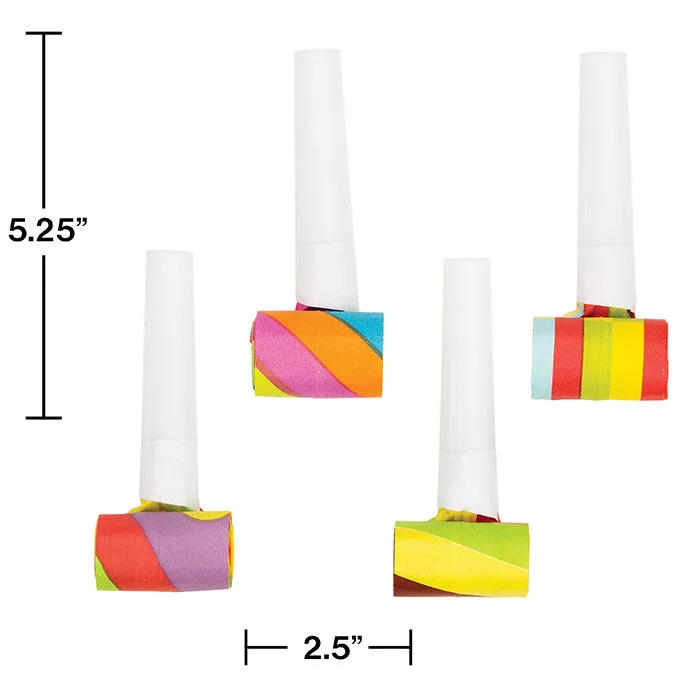 Bulk Assorted Party Blowers (48 per Case)