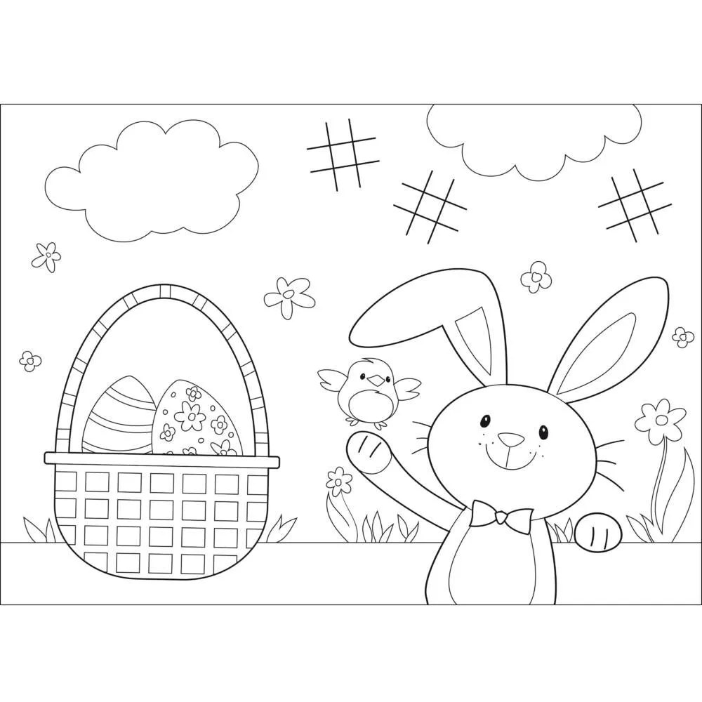 Bulk Easter Activity Placemats (96 per Case)