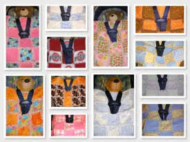 Custom Made to Order Stroller Rag Quilt for Baby or Toddler - Personalization Optional