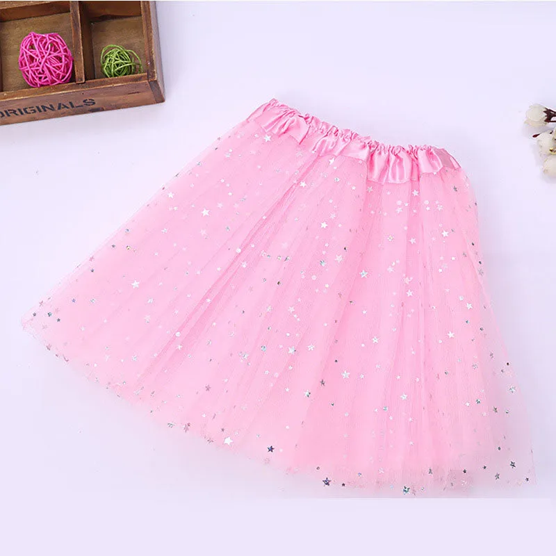 FancyDressWale Unicorn Pink Tutu LED Skirt and Top Birthday Dress for Girls-A4