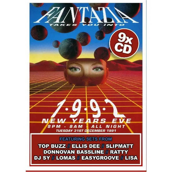 Fantazia NYE 1992 Cd Pack