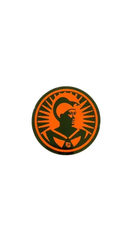 FULL COLOR STICKER - ALOHA FEST MILITARY & ORANGE