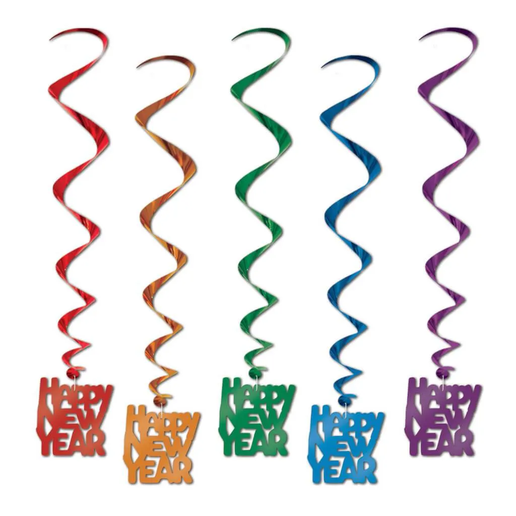 Happy New Year Whirls