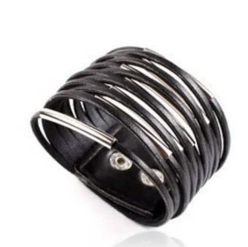 Hot Charm Cuff Fashion Classic Womens Pretty Bangle Gothic Punk Chain Bracelet Vintage Jewelry Unisex