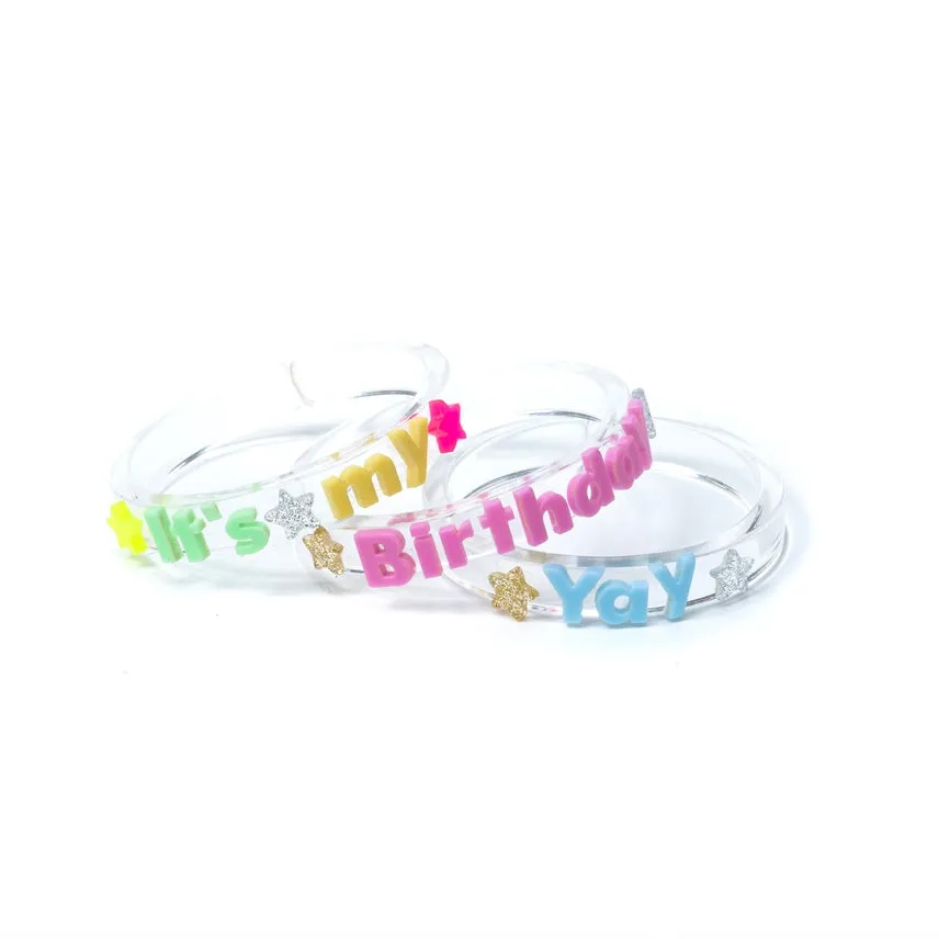 Lilies & Roses 3pc Bangle Set - It's My Birthday