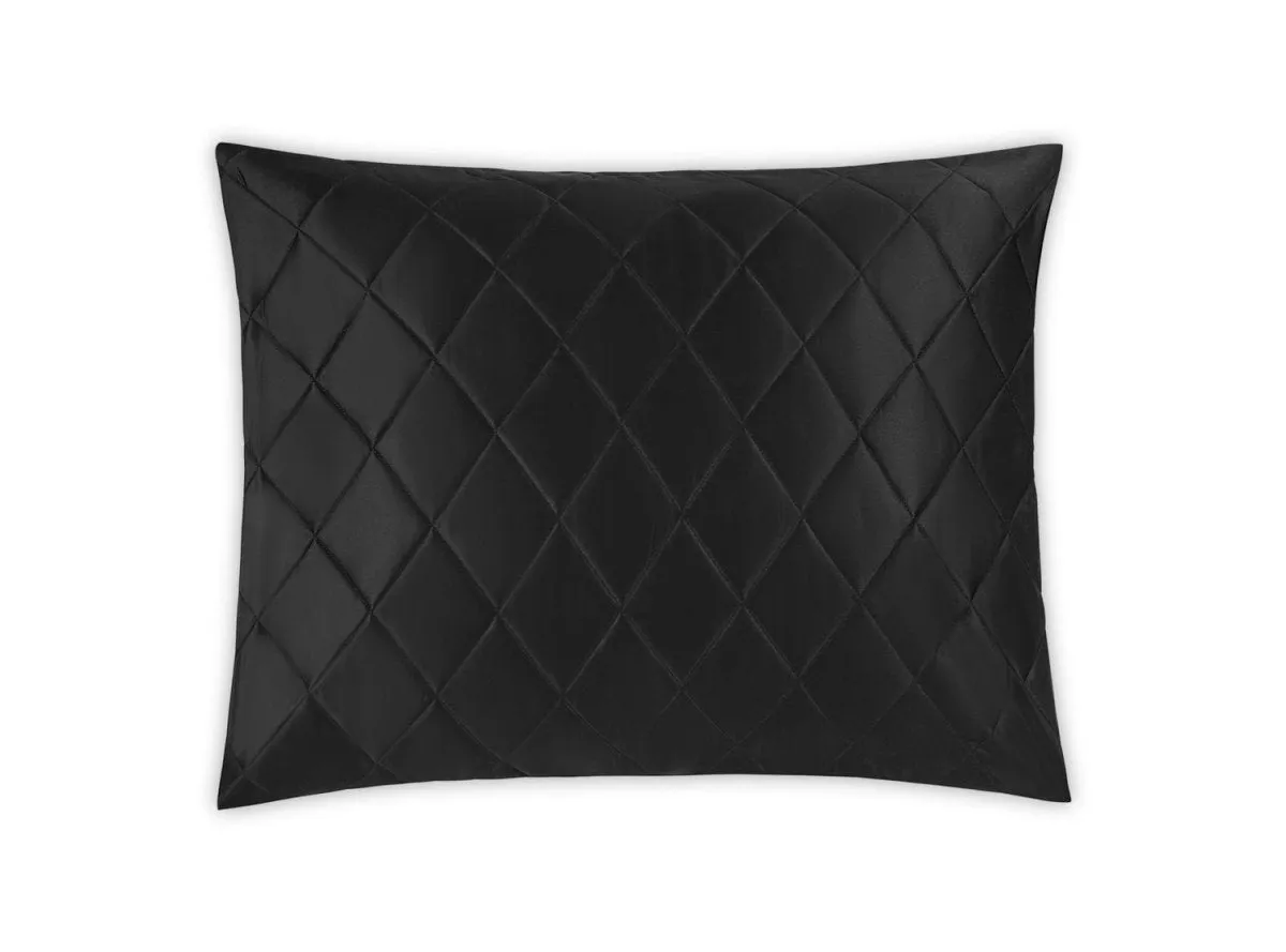 Nocturne Quilt in Black by Matouk