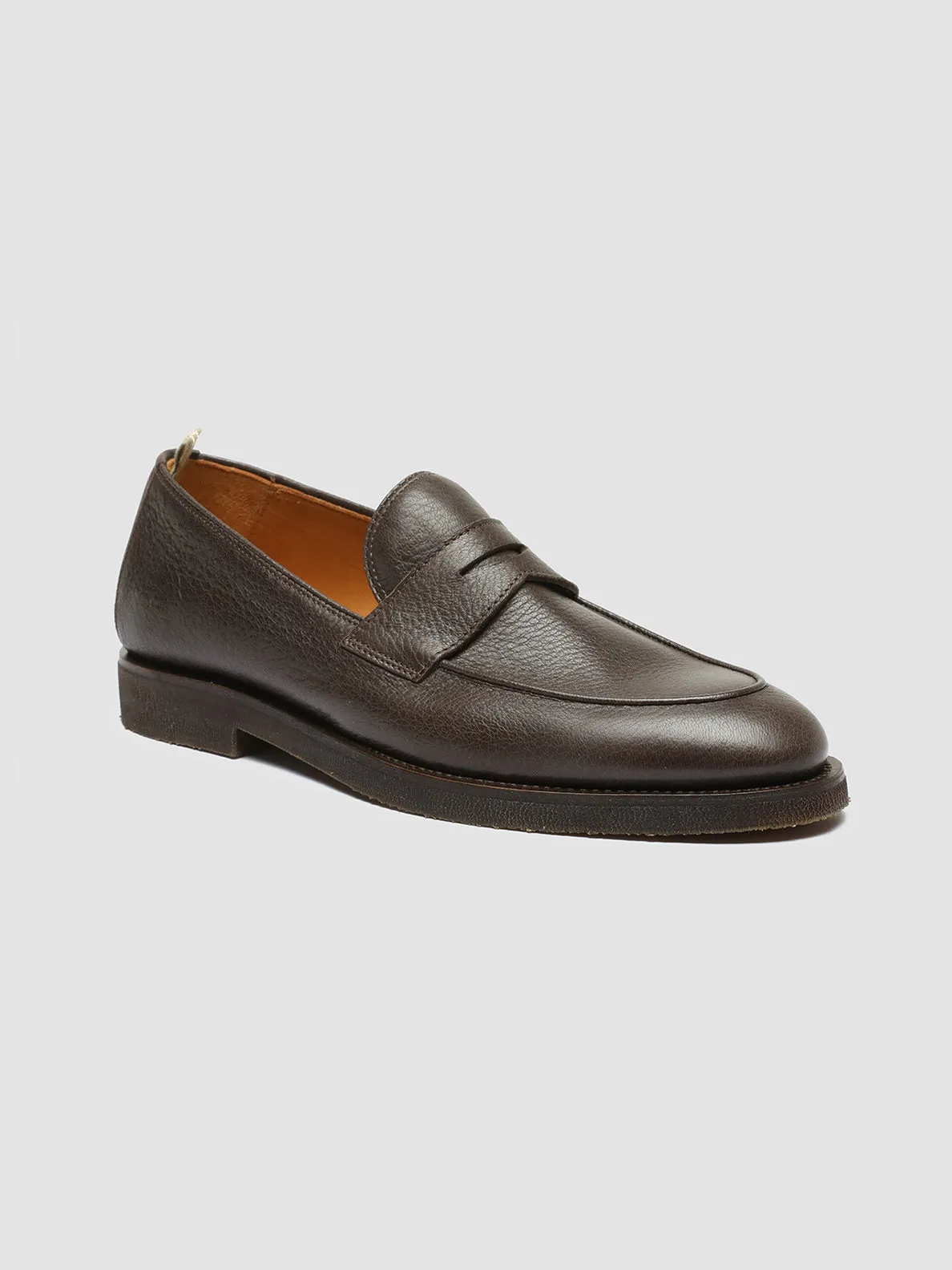 OPERA FLEXI 101 - Brown Leather Penny Loafers