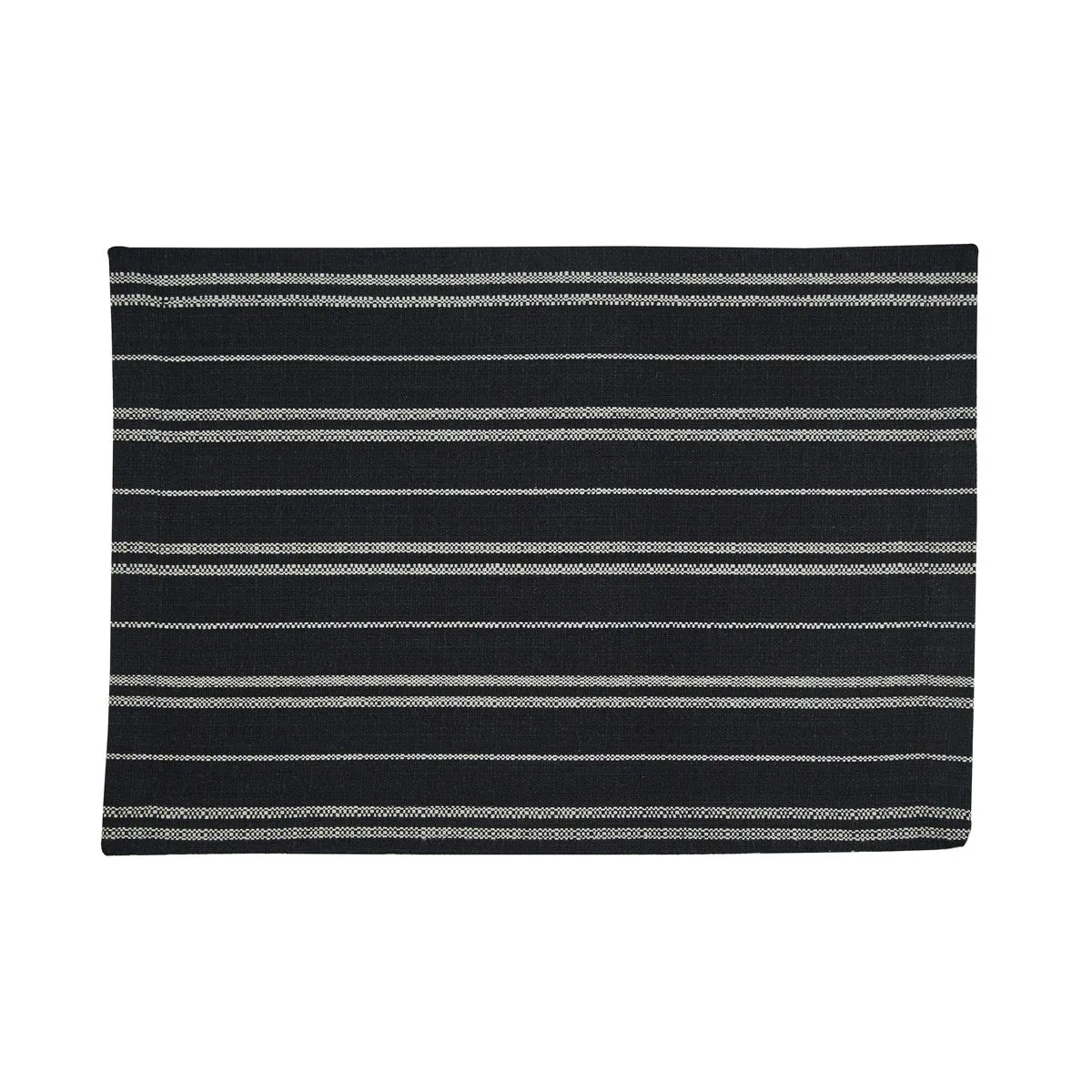 Railroad Stripe Woven Placemats Set of 2