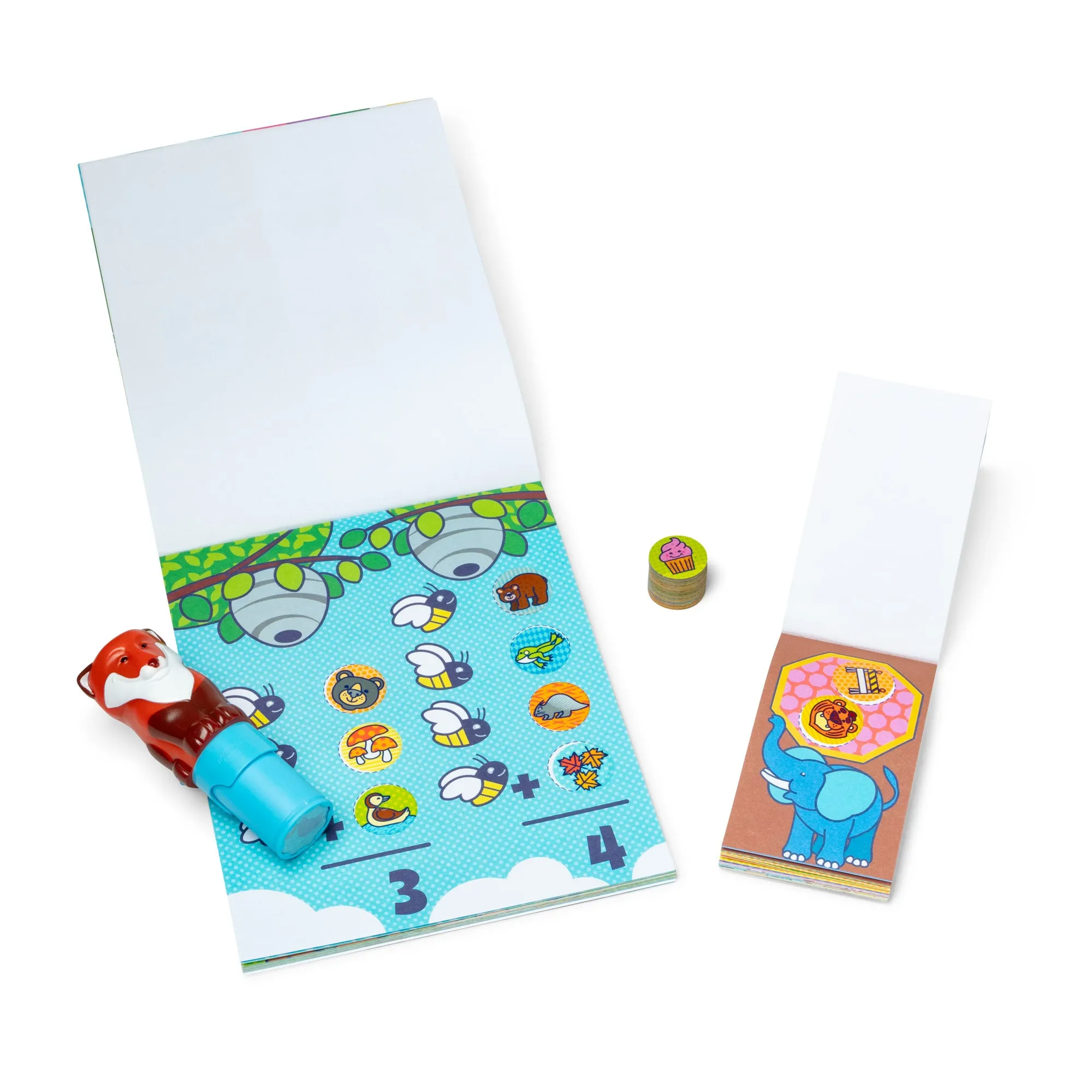 Sticker WOW!™ Fox Bundle: Activity Pad & Sticker Stamper   Mini Activity Pad and 200 Refill Stickers