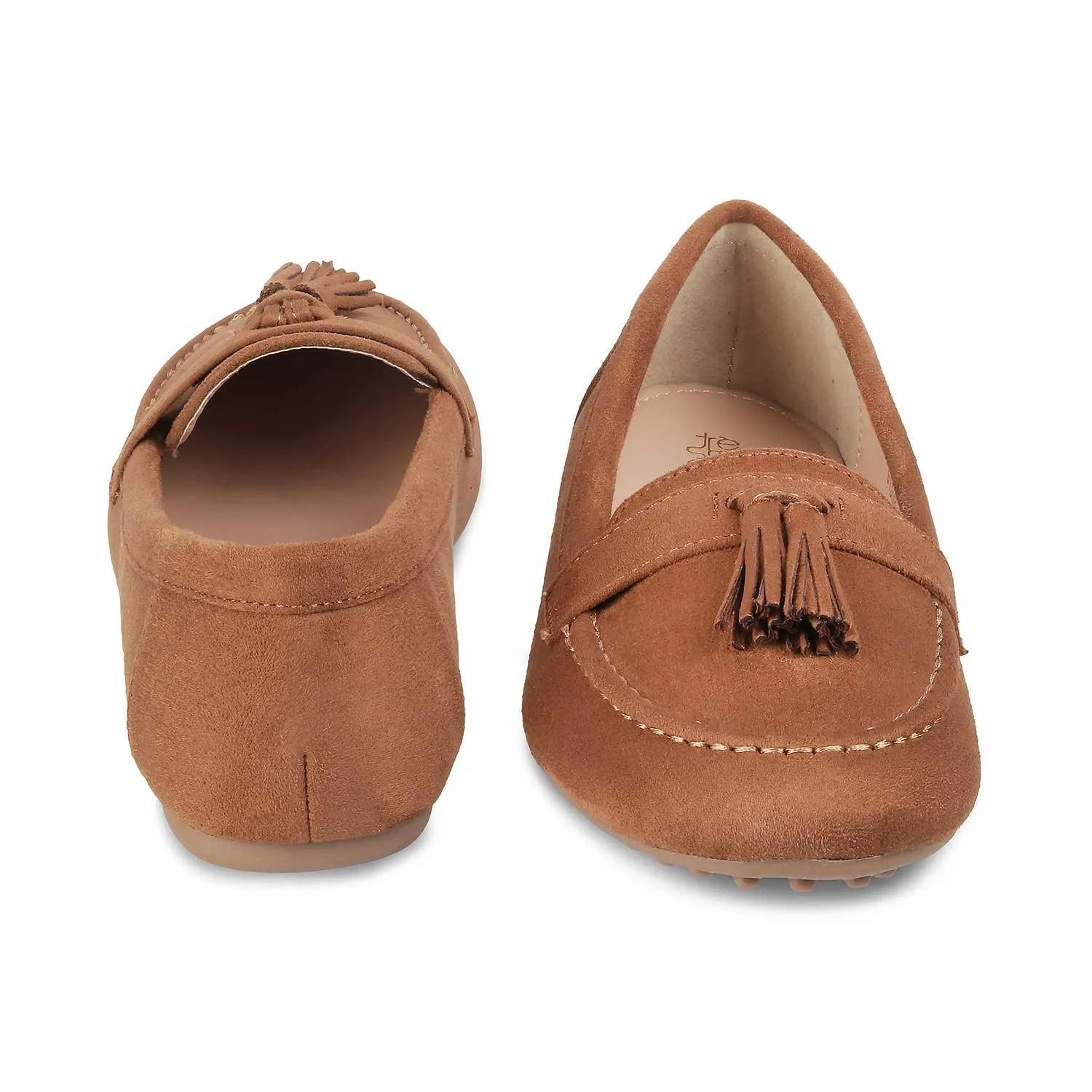 The Mia New Tan Women's Dress Loafers Tresmode